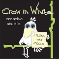 Crow in White logo