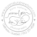 Pure Natural Newborn Photography logo
