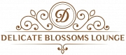Delicate blossoms lounge logo