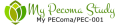 My pecoma study logo
